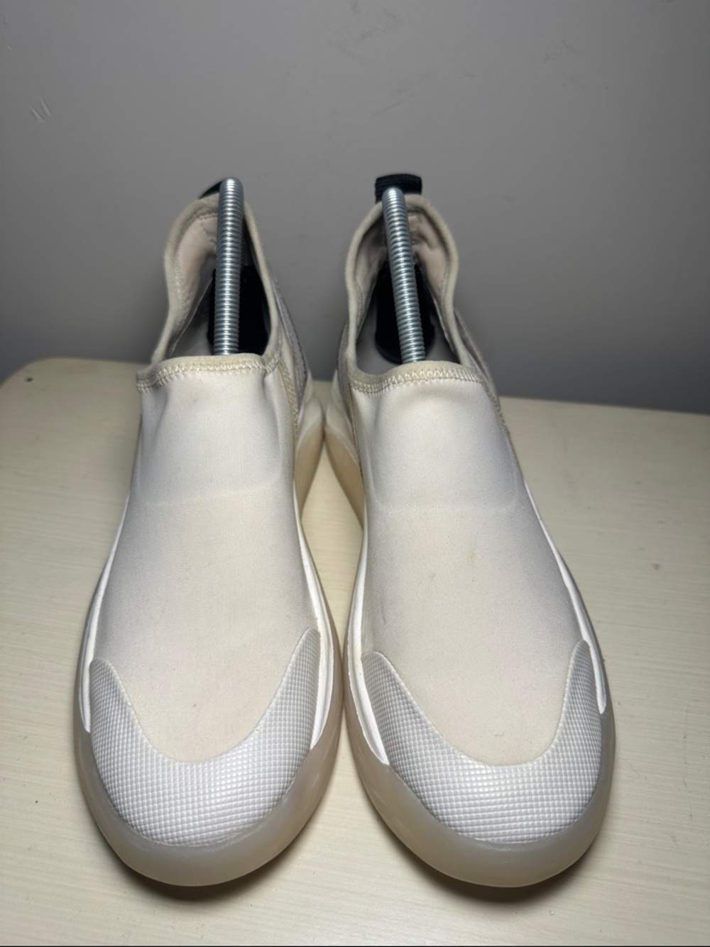 Franco Sarto Beige Mendora Slip-On Sneaker